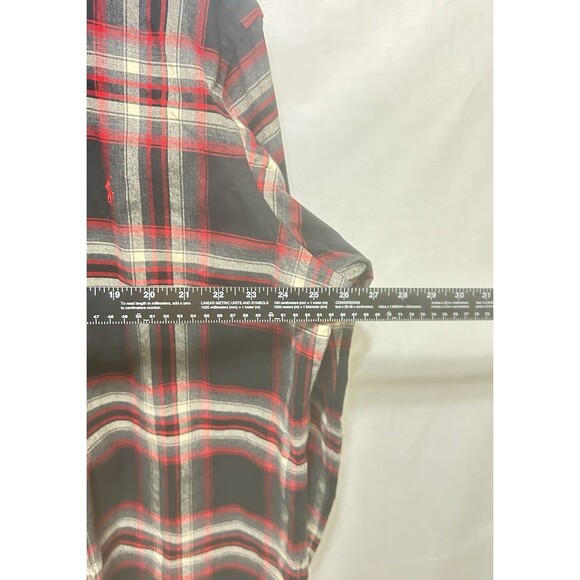 Ralph Lauren Mens XL Red Checkered Button Down Long Sleeve Shirt Schacket BNWOT - Picture 3 of 11